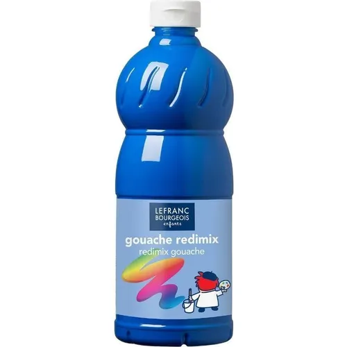 Gouache Redimix LEFRANC & BOURGEOIS 500ml - Bleue - 2