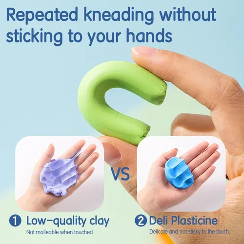 Modeling Dough Deli Genius PLASTICINE 6 colors - 2