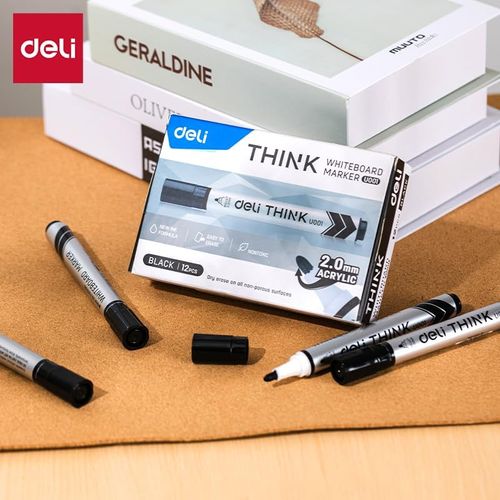 Marqueur DELI THINK U001 - Noir - 2