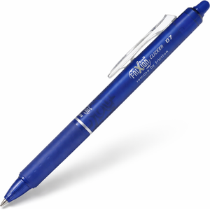 Stylo Effaçable Pilot FriXion Clicker 0.7  BLRT-FR7 Bleu