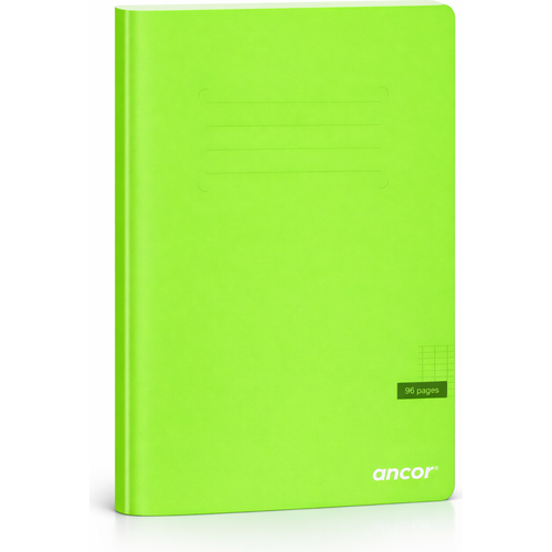 Cahier ancor A5 96p piqué 90g Grand Carreaux-vert_clair