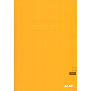 Cahier ancor 96p piqué Grand Format 90g Grand Carreaux - Jaune