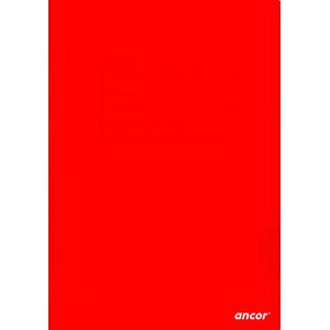 Cahier ancor 96p piqué Grand Format 90g Grand Carreaux - Rouge