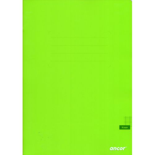 Cahier ancor 96p piqué Grand Format 90g Grand Carreaux - Vert_clair