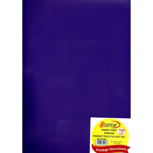 Porte vues BOSTON 160 V - Mauve