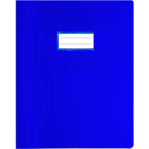 Couverture Cahier Grand Format - Bleue