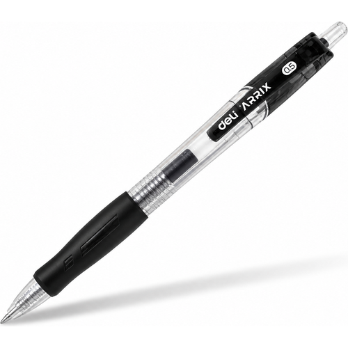 Stylo Gel Deli Arrix G08-BK Noir 0.5 mm Pack de 12pcs - 2