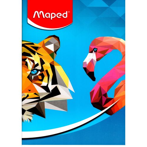 Cahier MAPED 140p piqué Grand Format 72g Grand Carreaux