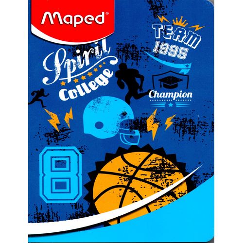 Cahier MAPED 384p Broché Petit Format 72g Grand Carreaux