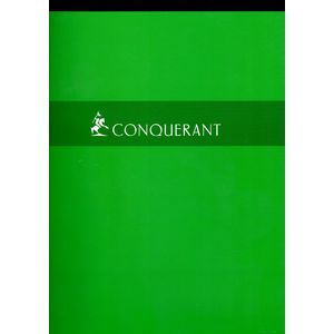 Cahier CONQUERANT 192p broché Maxi Format 70g Grand Carreaux