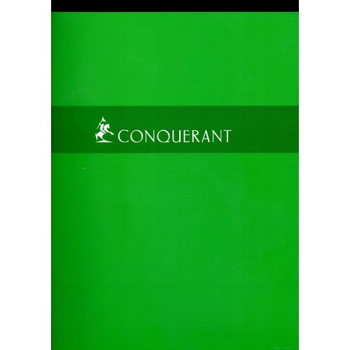 Cahier CONQUERANT 192p broché Maxi Format 70g Grand Carreaux