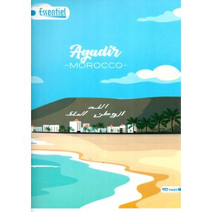 Cahier ESSENTIEL 192p piqué Maxi Format 60g Grand Carreaux