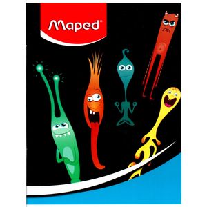 Cahier MAPED TP 96p broché petit Format 72g Grand Carreaux