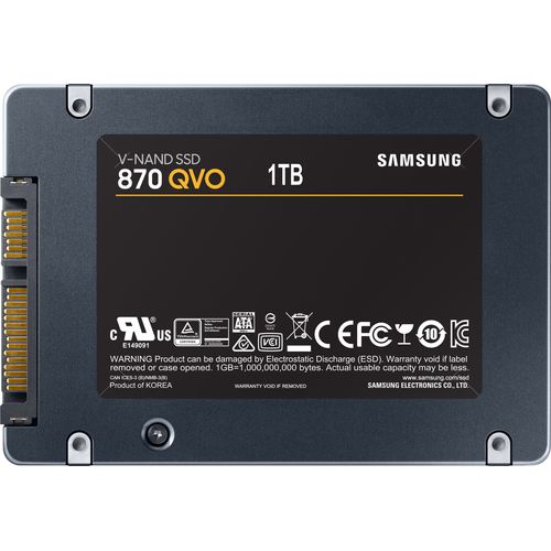 Disque Dur interne SSD Samsung 870 QVO SATA III, 2.5" 1 To - 2