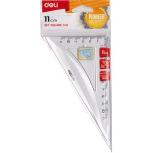 Equerre DELI Pioneer en plastique 11 cm