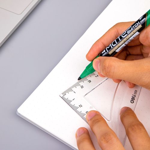 Equerre DELI Pioneer en plastique 11 cm - 3