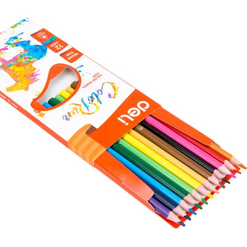 Crayons de couleurs Deli ColoRun C113-12 couleurs longues - 3