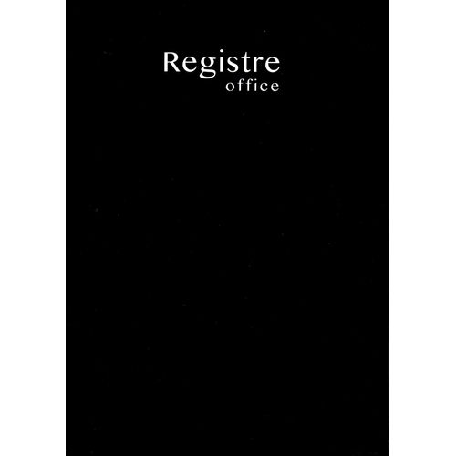 Registre 2M 192 pages BLEU MARINE Noir - 3