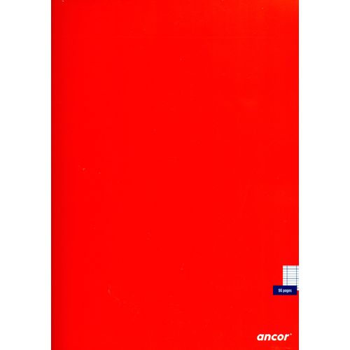 Cahier ancor 96p piqué maxi Format 90g Grand Carreaux
