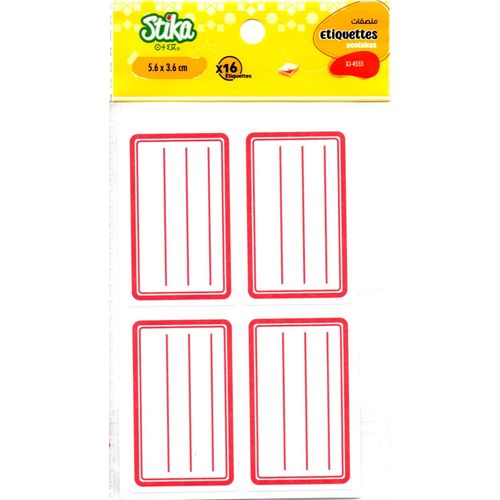 Etiquettes Stika EXPRESS Rouge
