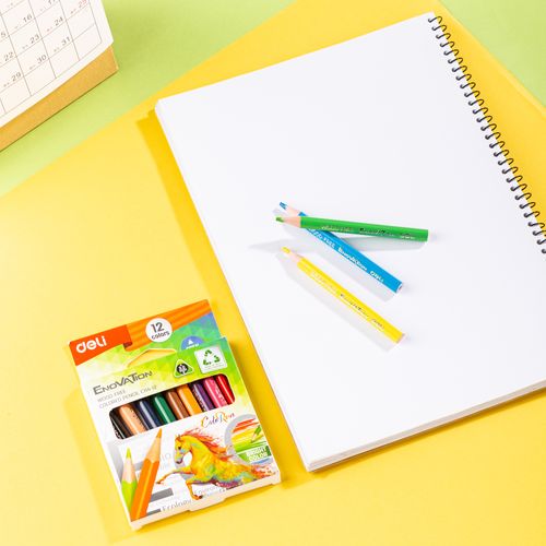 أقلام تلوين ديلي كولوران C114 - 12 ألوان مصغرة - 3