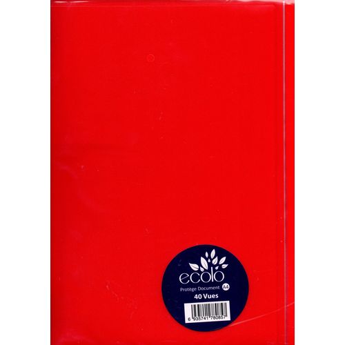 Porte vues ECOLO 40 V - Rouge
