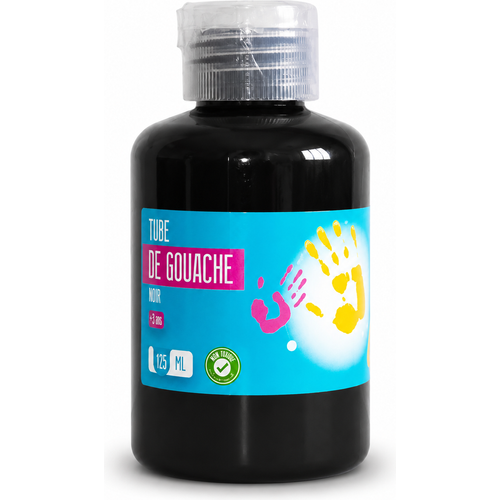 Gouache Mschool 125 ml - Noir