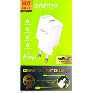 ORAIMO Firefly 3 Compact 2A Fast Charger