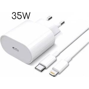 CHARGEUR IPHONE 14 Pro Max 35W USB-C Power Adapter USB-C to lightning Cable