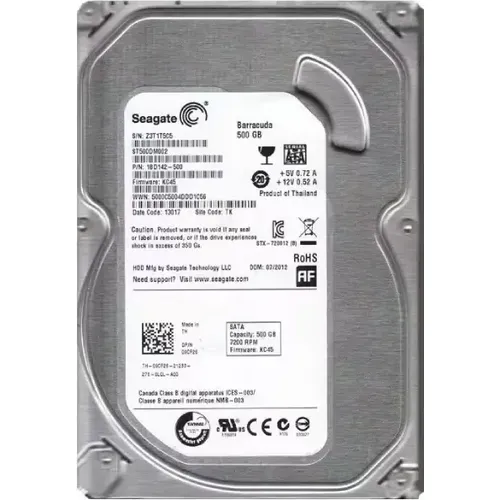 Disque dur interne 3.5" Seagate 500 Go