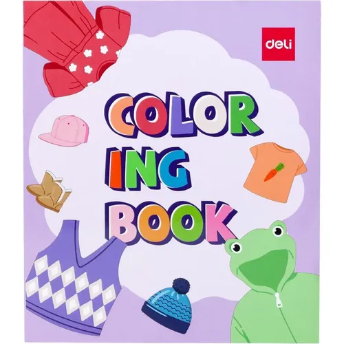 Livre de coloriage Deli – Les vêtements
