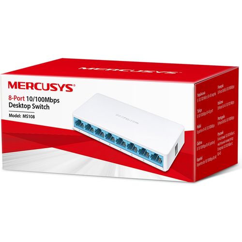 Switch Mercusys 8 Ports 10/100 Mbps