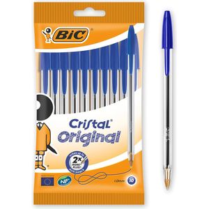 Stylo BIC Cristal Original Bleu pack 10 pcs