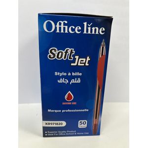 Stylo Office Line Rouge pack 50 pcs