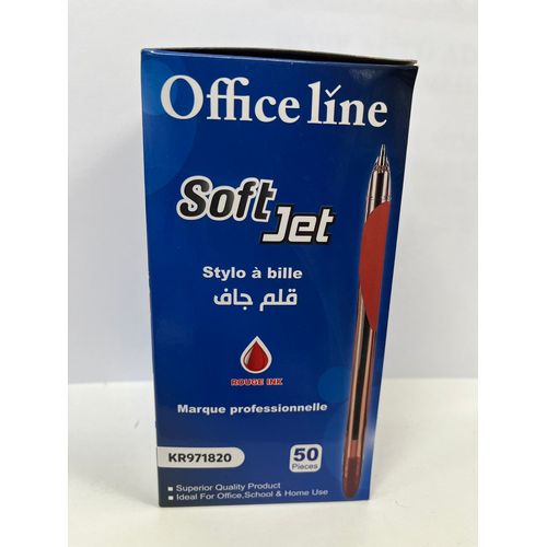 Stylo Office Line Rouge pack 50 pcs
