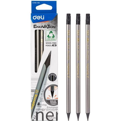 Crayon Deli ENOVATION - SILVER pack de 12pcs