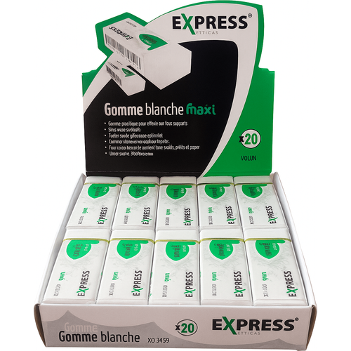 Gomme blanche Express Maxi pack 20pcs - 2