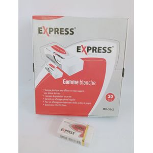Gomme blanche Express Mini pack 30pcs