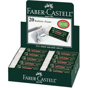 Gomme blanche Faber-Castell Maxi pack 20pcs