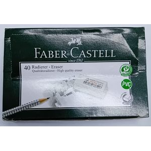 Gomme blanche Faber-Castell mini pack 40pcs