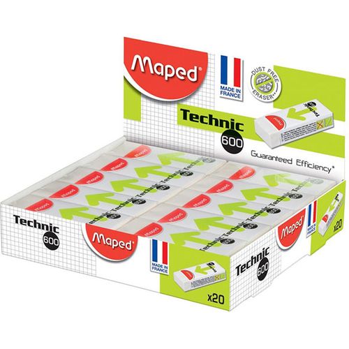 Gomme Maped Technic 600 pack 20 pcs