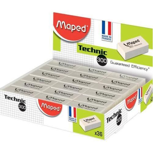 Gomme Maped Technic 300 pack 36 pcs - 2