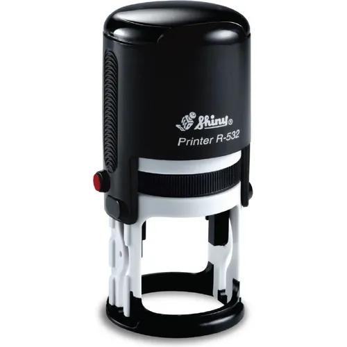 طابعة لامعة R-532، ختم دائري بقطر 32 ملم - 3