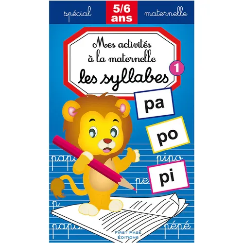 Mes Activités à La Maternelle - Les Syllabes N°1