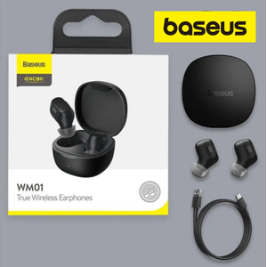 BASEUS Écouteurs sans fil WM01 Noir