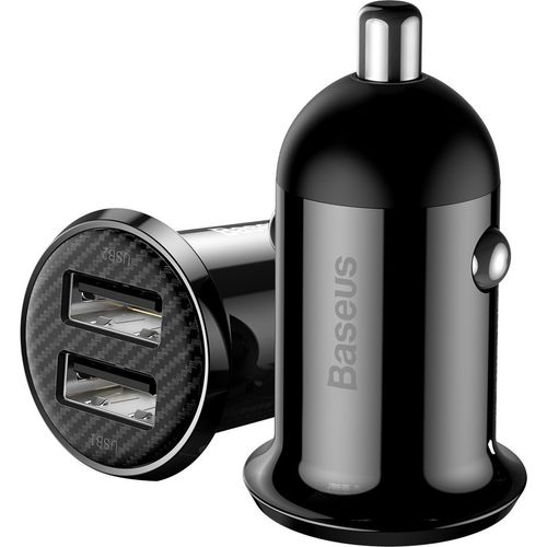 Baseus Chargeur de voiture USB 4.8A Noir - 3