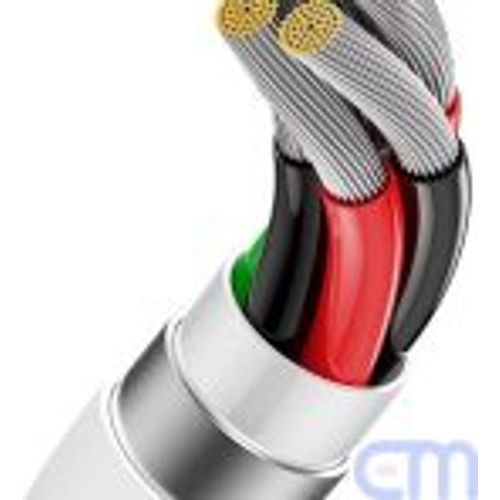 كبل Baseus USB إلى TYPE-C 100 واط / 1.5 متر أبيض - 10320102214-02 - 2