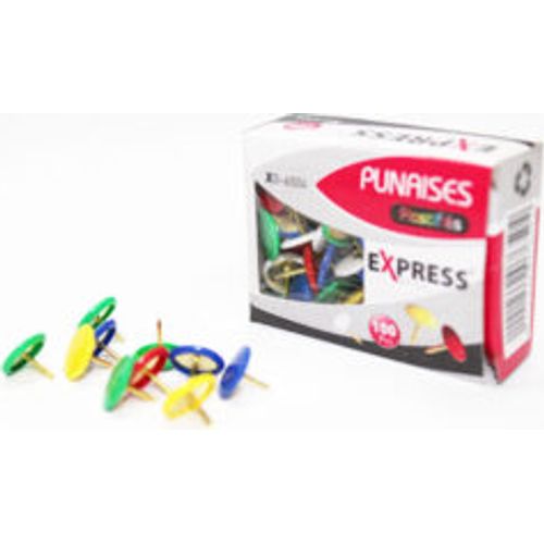 Punaises EXPRESS - Coloris - 100 pcs