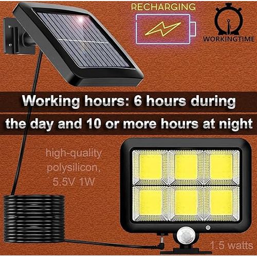 SEPARATE SOLAR WALL LAMP SMT-F120 - 3