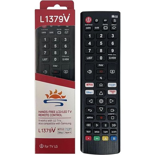L1379V Télécommande universelle pour tous les téléviseurs LG